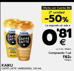Oferta de Kaiku - Caffe Latte Variedades por 1,79€ en BM Supermercados