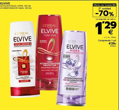 Oferta de Elvive - Acondicionador  por 3,6€ en BM Supermercados