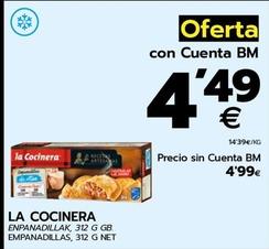 Oferta de La Cocinera - Empanadillas por 4,49€ en BM Supermercados