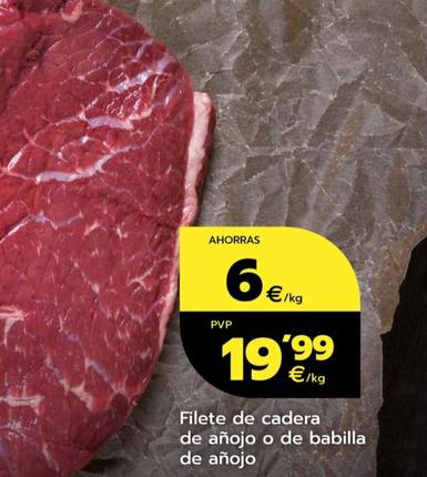 Oferta de Filete De Cadera De Anojo O De Babilla De Anojo por 19,99€ en BM Supermercados