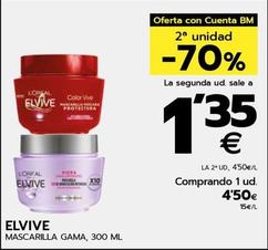 Oferta de L'oréal - Elvive Mascarilla Gama por 4,5€ en BM Supermercados