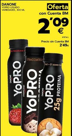 Oferta de Danone - Yopro Líquido Variedades por 2,09€ en BM Supermercados