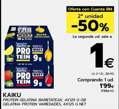 Oferta de Kaiku - Gelatina Protein Variedades por 1,99€ en BM Supermercados