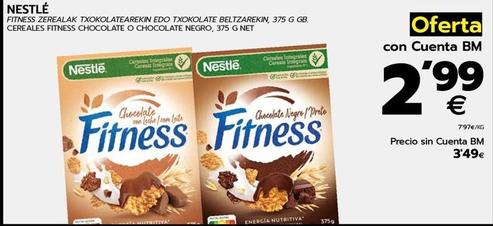 Oferta de Nestlé - Cereales Fitness Chocolate O Chocolate Negro por 2,99€ en BM Supermercados