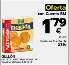 Oferta de Gullón - Galleta Dorada por 1,79€ en BM Supermercados
