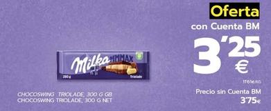 Oferta de Milka - Chocoswing Triolade por 3,25€ en BM Supermercados