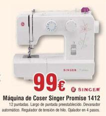 Oferta de Máquina de coser por 99€ en Froiz