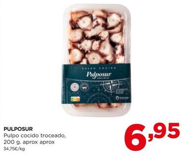 Oferta de Pulpo cocido por 6,95€ en Alimerka
