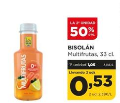 Oferta de Bisolán - Multifrutas por 1,05€ en Alimerka