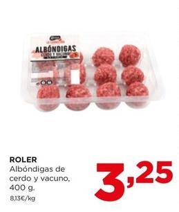 Oferta de Roler - Albóndigas De Cerdo y Vacuno por 3,25€ en Alimerka