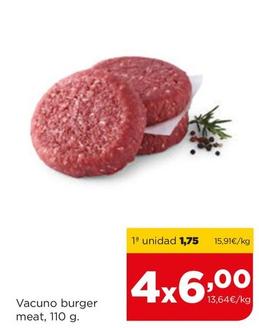 Oferta de VacunoBurger Meat por 1,75€ en Alimerka