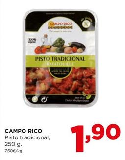 Oferta de Campo Rico - Pisto Tradicional por 1,9€ en Alimerka