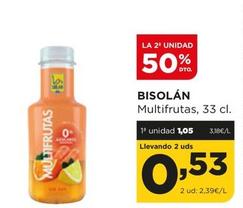 Oferta de Bisolán - Multifrutas por 1,05€ en Alimerka