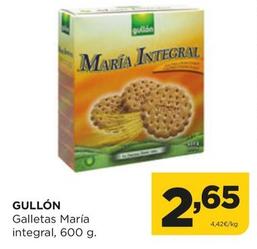 Oferta de Gullón - Galletas Maria Integral por 2,65€ en Alimerka