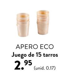 Oferta de Areca Eco - Juego De 15 Tarros por 2,95€ en Casa