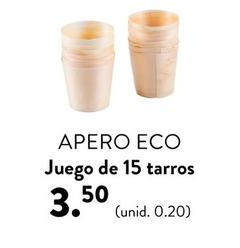Oferta de Areca Eco - Juego De 15 Tarros por 3,5€ en Casa