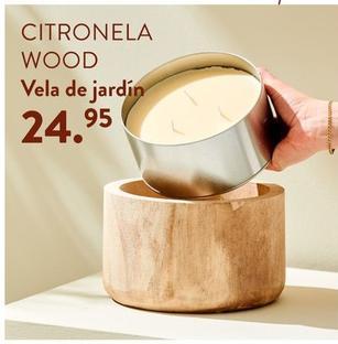Oferta de Citronela - Wood Vela De Jardín por 24,95€ en Casa