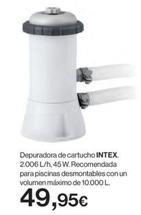 Oferta de Intex - Deporadora De Cartucho por 49,95€ en Hipercor