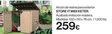 Oferta de Keter - Arcón De Resina Para Exterior Store It Midi por 259€ en Hipercor
