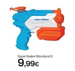 Oferta de Nerf - Super Soaker Microburs 2 por 9,99€ en Hipercor