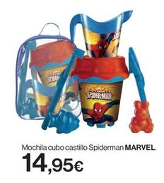 Oferta de Marvel - Mochila Cubo Castillo Spiderman por 14,95€ en Hipercor