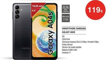 Oferta de Samsung - Galaxy A04S por 119€ en Milar