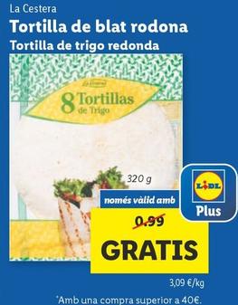 Oferta de Tortilla por 0,99€ en Lidl