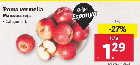 Oferta de Manzanas por 1,29€ en Lidl