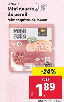 Oferta de Jamón por 1,89€ en Lidl