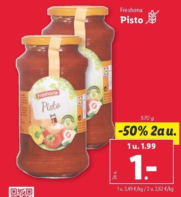 Oferta de Pisto por 1,99€ en Lidl