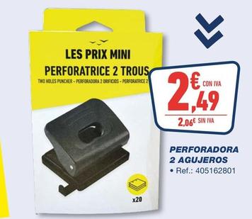 Oferta de Perforadora 2 Agujeros por 2,49€ en Bureau Vallée