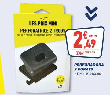 Oferta de Perforadora 2 Forats por 2,49€ en Bureau Vallée