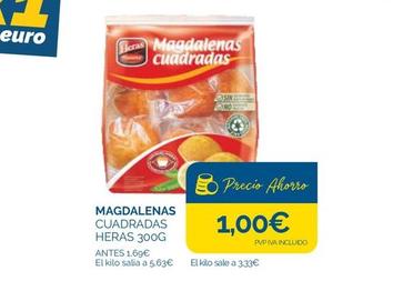 Oferta de Magdalenas por 1€ en Supermercados La Despensa