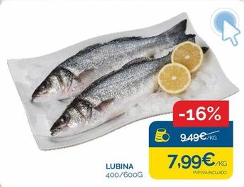Oferta de Lubina por 7,99€ en Supermercados La Despensa