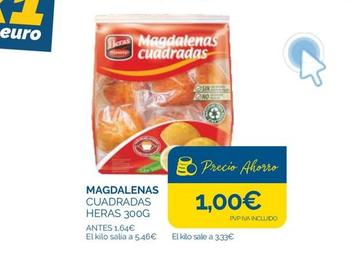 Oferta de Magdalenas por 1€ en Supermercados La Despensa