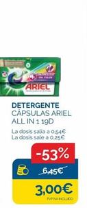 Oferta de Detergente en cápsulas por 3€ en Supermercados La Despensa