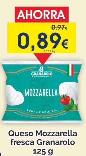 Oferta de Mozzarella por 0,89€ en Froiz