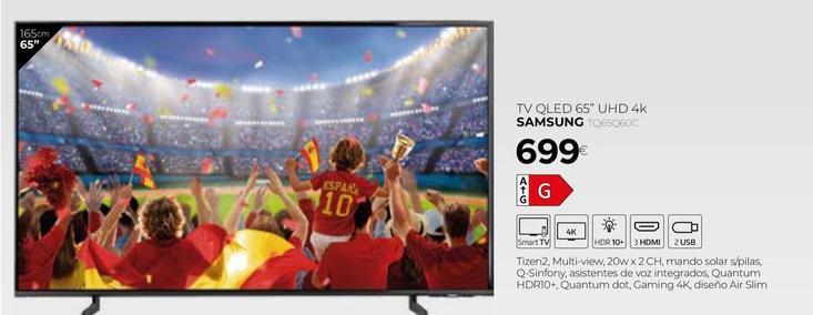 Oferta de Televisor Samsung por 699€ en Tien 21