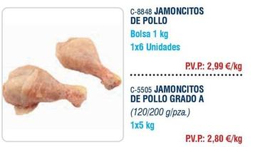 Oferta de Jamoncitos de pollo por 2,99€ en Abordo