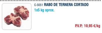 Oferta de Rabo de ternera por 10,95€ en Abordo