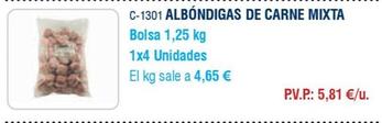 Oferta de Carne por 5,81€ en Abordo