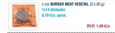 Oferta de Beyond burger por 1,4€ en Abordo
