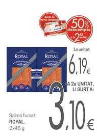 Oferta de Salmón por 6,19€ en Valvi Supermercats