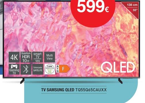 Oferta de Samsung - Tv Qled TQ55Q65CAUXX por 599€ en Milar