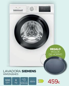 Oferta de Siemens - Lavadora WM12N264ES  por 459€ en Milar