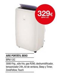 Oferta de Aire acondicionado portátil por 329€ en Milar