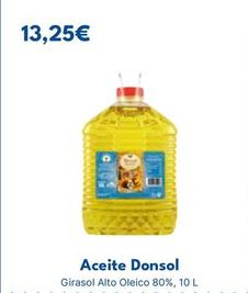 Oferta de Aceite de girasol por 13,25€ en Cash Unide