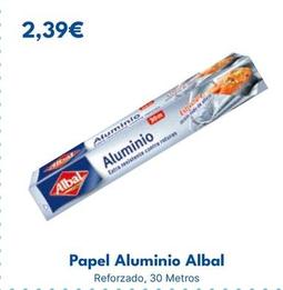 Oferta de Papel de aluminio por 2,39€ en Cash Unide