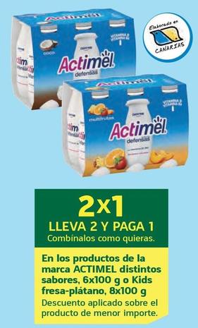 Oferta de Actimel - En Los Productos Distintos Sabores en HiperDino