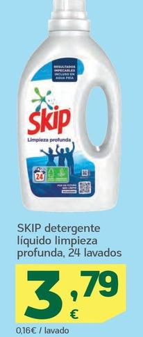 Oferta de Skip - Detergente Líquido Limpieza Profunda por 3,79€ en HiperDino